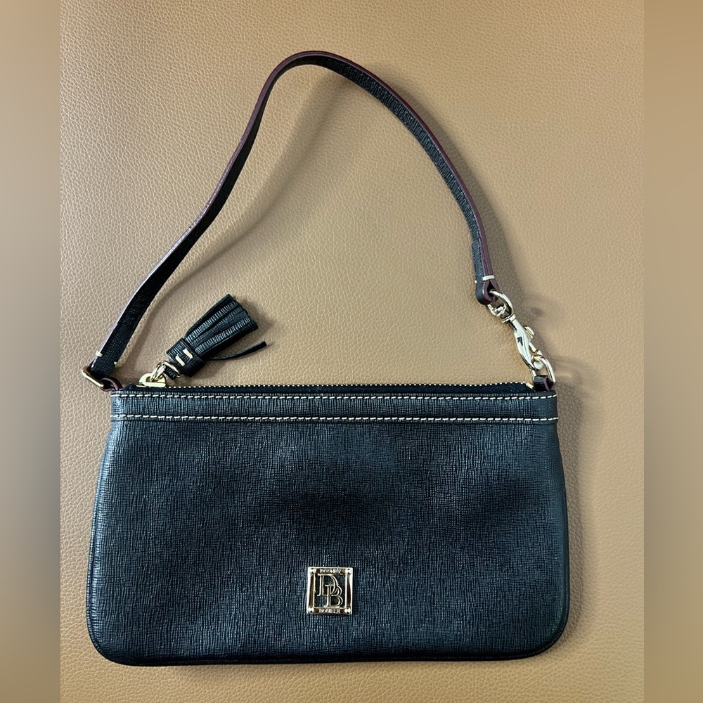 Dooney & Bourke Black Leather Wristlet